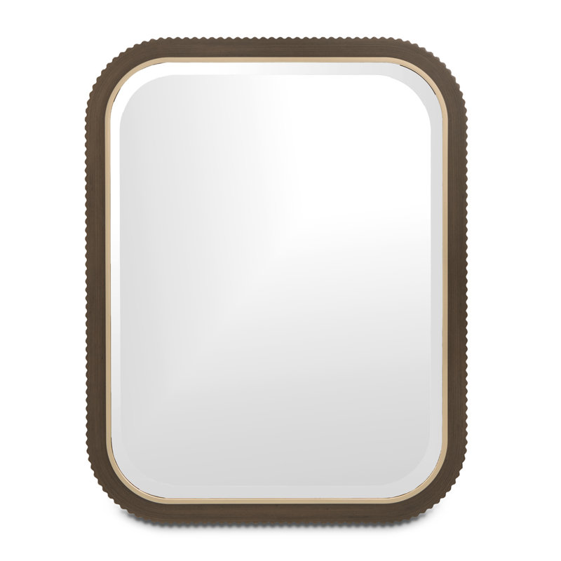 West Kensington Vanity Mirror, Espresso Wood