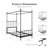 Magdaleno Metal Canopy Bed-184808844-184808847