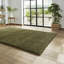 Porretto area rug Machine Woven Rectangle Olive-431746306
