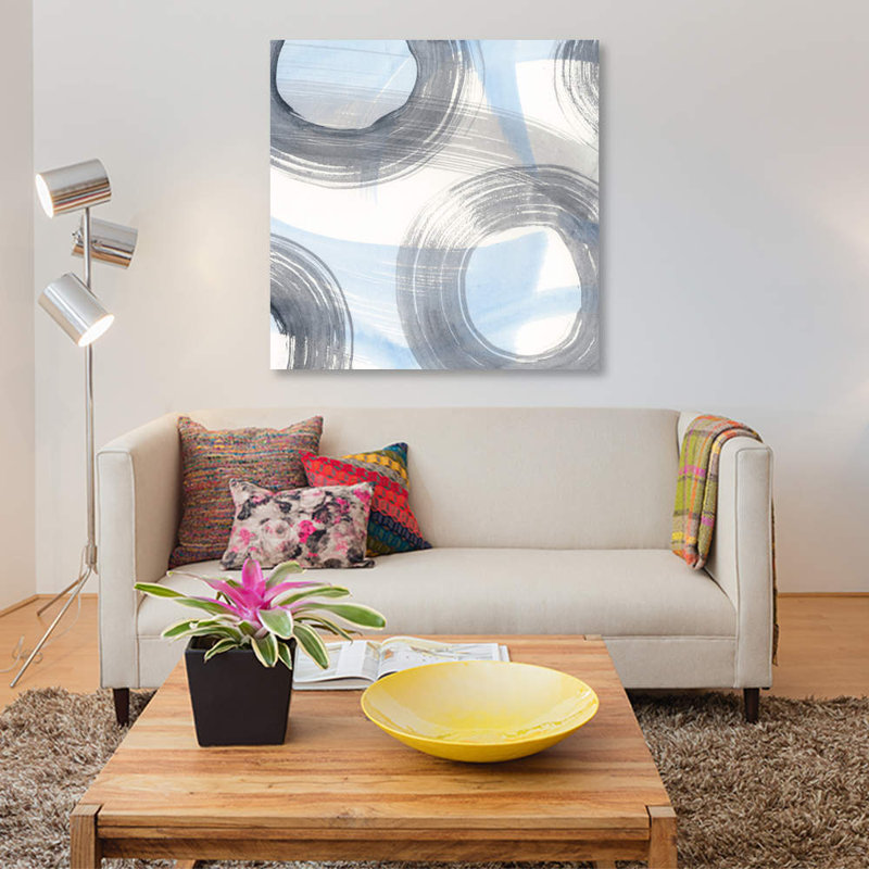 « torsion et rotations iii », impression sur toile, H 18 po x l 18 po x P 1,5 po, Toile tendue, Pas de tapis