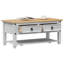 Solid Wood Coffee Table with Storage-842925321