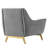 Winsome Channel Tufted Performance Velvet Armchair-276289340