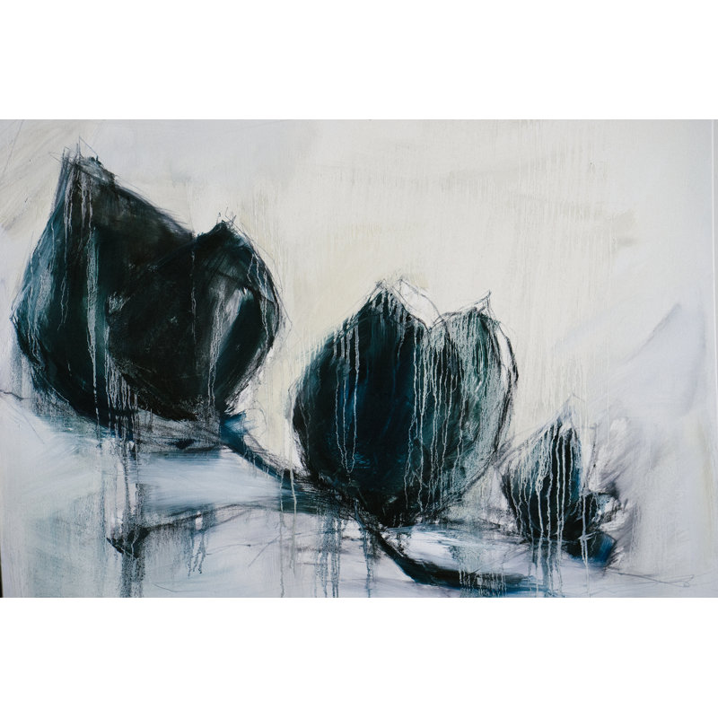 Gros plan d'une usine de peinture à l'huile par Rossella De Berti, H 8 po x l 12 po