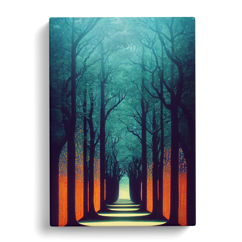Schulenburg Japanese Forest Gothic Vol.2 - Wrapped Canvas, 60cm H x 40cm W x 3cm D