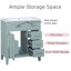30" Bathroom Vanity With Sink Combo, Green Bathroom Cabinet With Drawers, Solid Frame And Mdf Board-105328069
