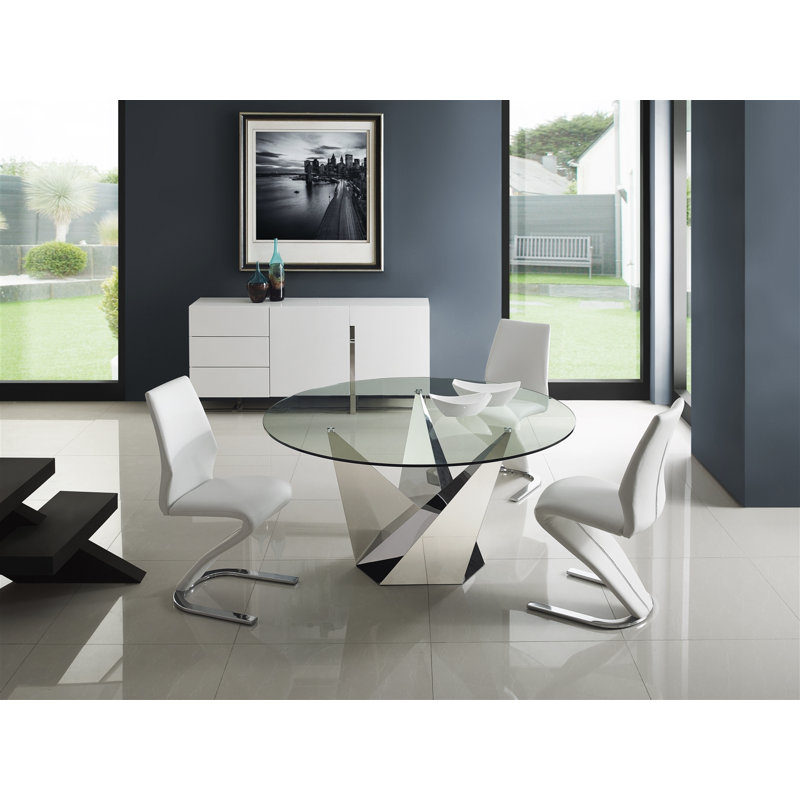 Chaise de salle à manger Cula, Blanc