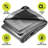 8 Mil Heavy Duty Polyethylene Tarp, Waterproof, UV Resistant-100542069-67632975