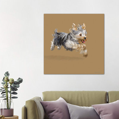 Yorkshire Terrier by Vicki Newton - Wrapped Canvas Painting