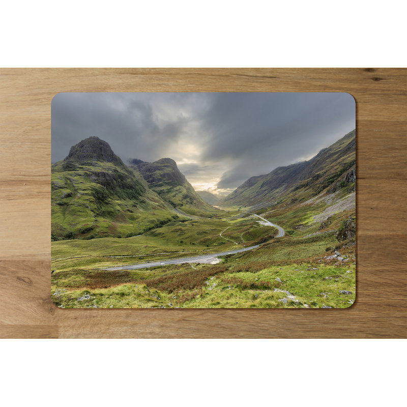 Dovonte Wood No Pattern Rectangle Placemat