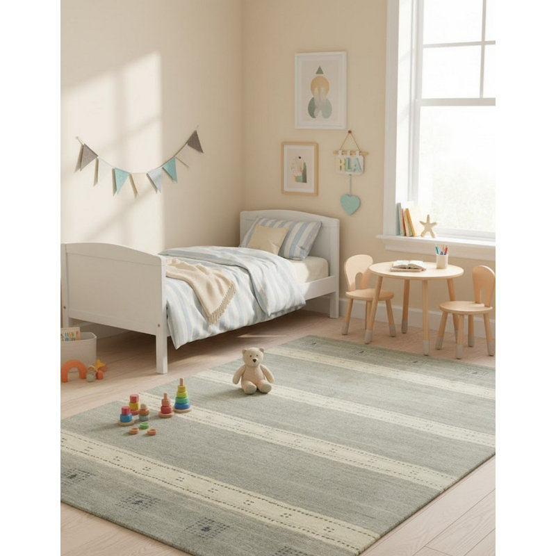 Wool Striped Indoor Rug