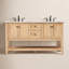 Ensemble de meuble-lavabo double 60 po Bonsai-18403352