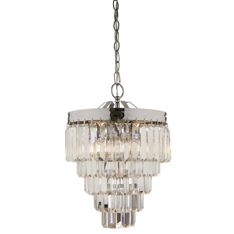 Lustre en cristal poli 3 lumières