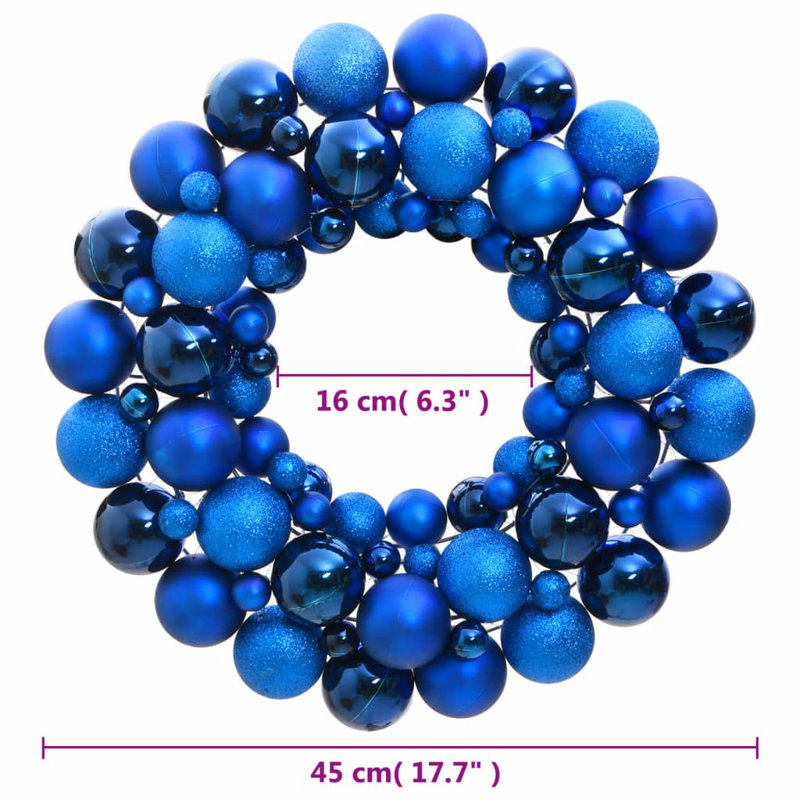 Plastic Wall Decor, Blue