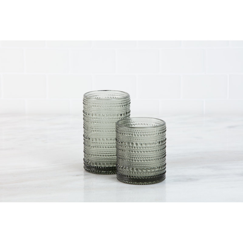 Jupiter Drinking Glass, Smoke Gray, 13 oz.