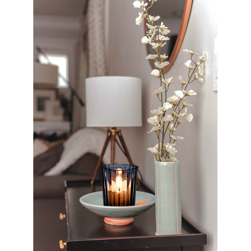 2.5'' H Glass Tabletop Votive Holder, Blue