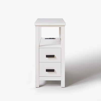 End Table with Charging Station