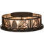 Rustic Lodge 4 - Light Flush Mount-71206846-71206847