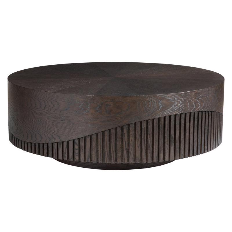 Signature Designs Nightfall Pedestal Coffee Table, Mocha