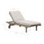 Chaise longue d'extérieur en teck Saratoga-123103183