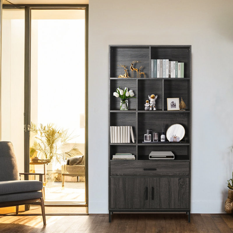 Stellarose Bookcase, Black