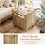 Table de chevet 24 po Mid Century-1688387277