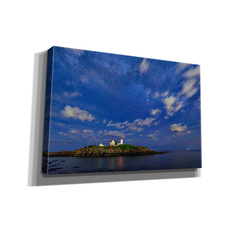 Art mural épique «The Nubble Under The Stars» par Rick Berk