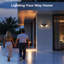 Matte Black Outdoor Sconce
