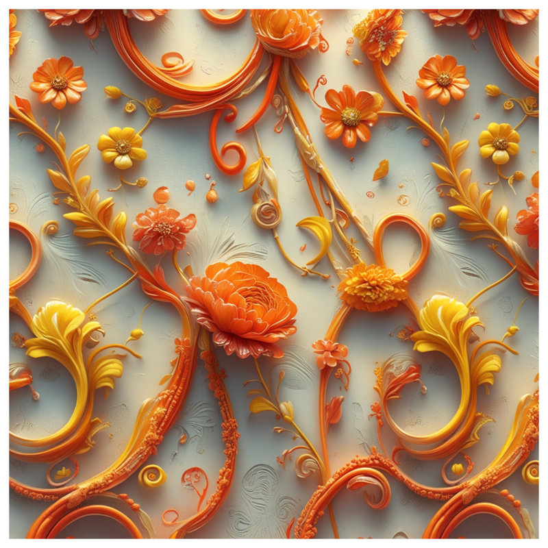 Tapis de bain Vibrant Floral Arrangement, L 34 po x L 21 po
