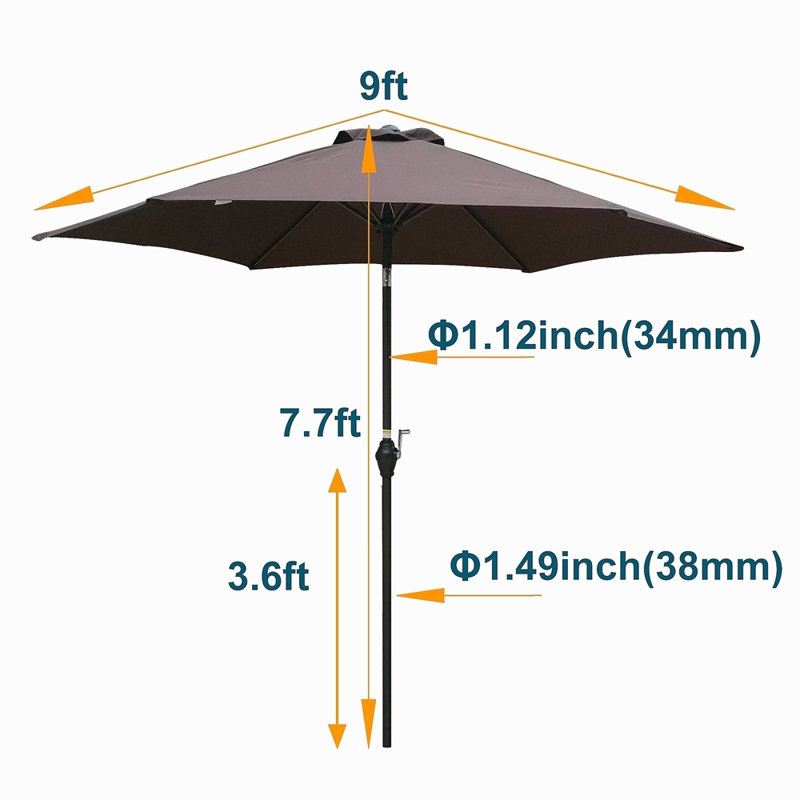 PARAPLUIE 9 PIEDS Chocolat, Chocolat