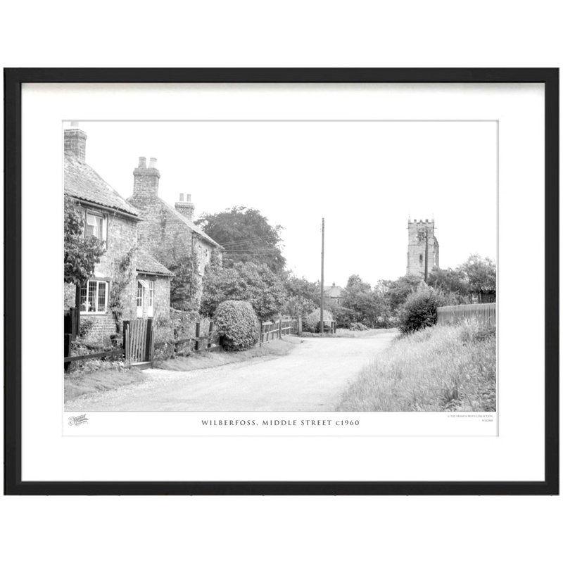Wilberfoss, Middle Street C1960 by Francis Frith - Single Picture Frame Print, 28cm H x 36cm W x 2.3cm D