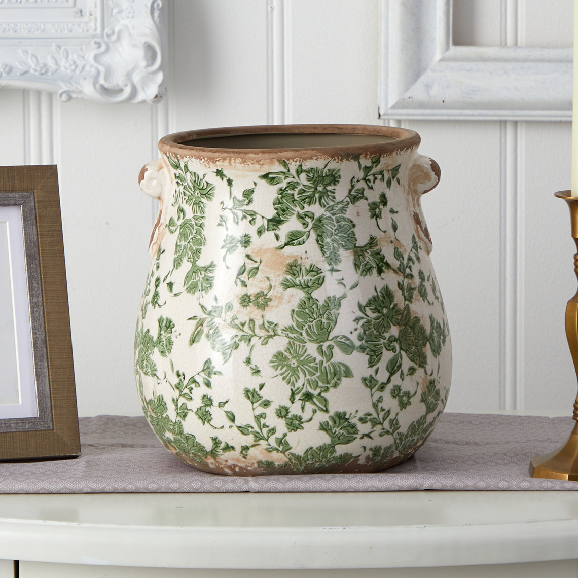 Gracie Oaks Essa Ceramic Pot Planter & Reviews | Wayfair