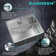 ForKitchen 25'' L Drop-In Single Bowl Stainless Steel Kitchen Sink