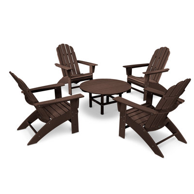 POLYWOOD Vineyard 5-Piece Oversized Adirondack Set