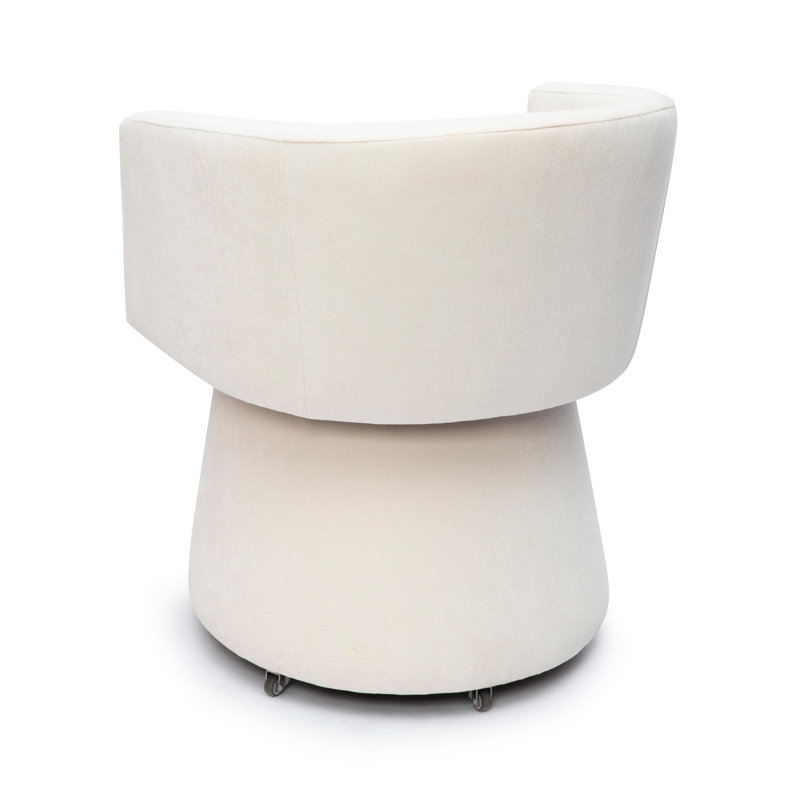 Chadbourn Recycled Fabric Office Chair, Cream