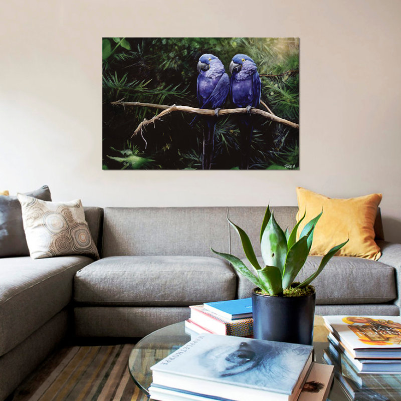 «Twins», impression sur toile, H 8 po x l 12 po x P 0,75 po, Toile tendue, Pas de tapis
