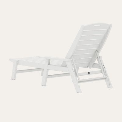 POLYWOOD Nautical Chaise with Arms