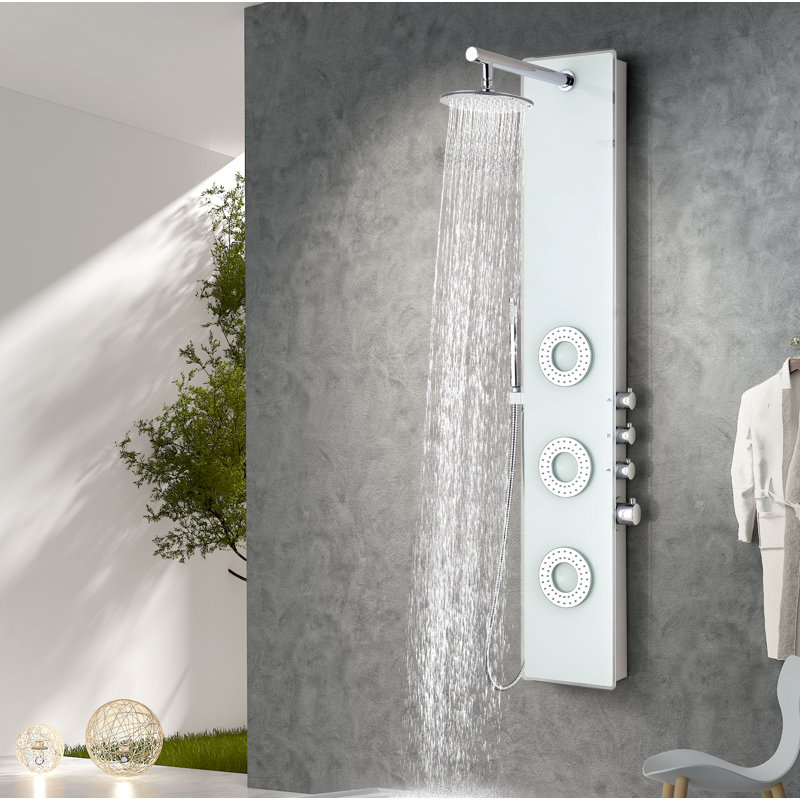Panneau de douche 57,07" avec tête ajustable Lynx