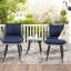 Ensemble bistro 5 pièces pour patio avec coussins et repose-pieds-107956899