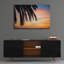 «Sunset Palms 1» par Laura Marshall, art mural en verre acrylique-615345305