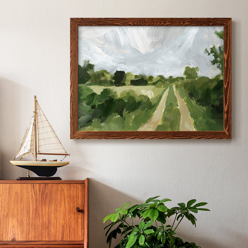 Meadow Trail II, reproduction d'art sur toile, Érable, H 28 po x l 42 po x P 1,5 po