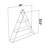 Rustic Wall Mounted Book Shelf - Triangle Design, Solid Wood, Walnut/ Floating Decor, Mounted, Wood Walnut-114700365