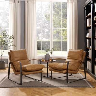 Ilomae Leather Accent Chair