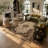 Rug Branch Hadi 10' x 13' (9'9" x 13'3") Cream/Black Persian Medallion Indoor Area Rug, Traditional, Low Pile, Stain-Resistant Carpet - Living Room, Bedroom, Dining Room, and Kitchen-41414141