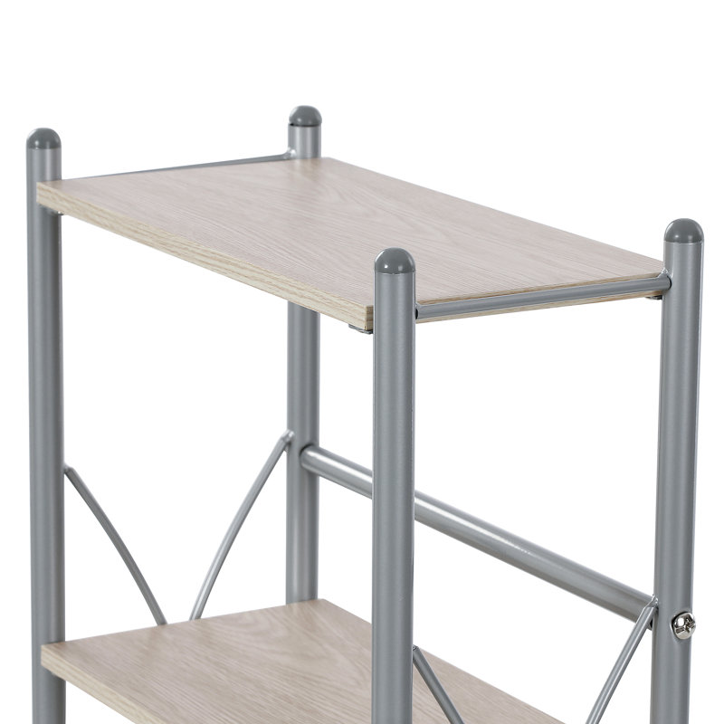 110cm H Media Shelves, Silver