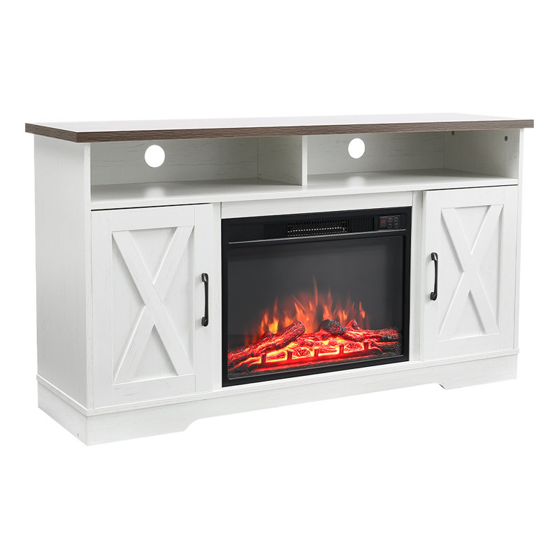 Latitude Run 138cm W Electric Fireplace