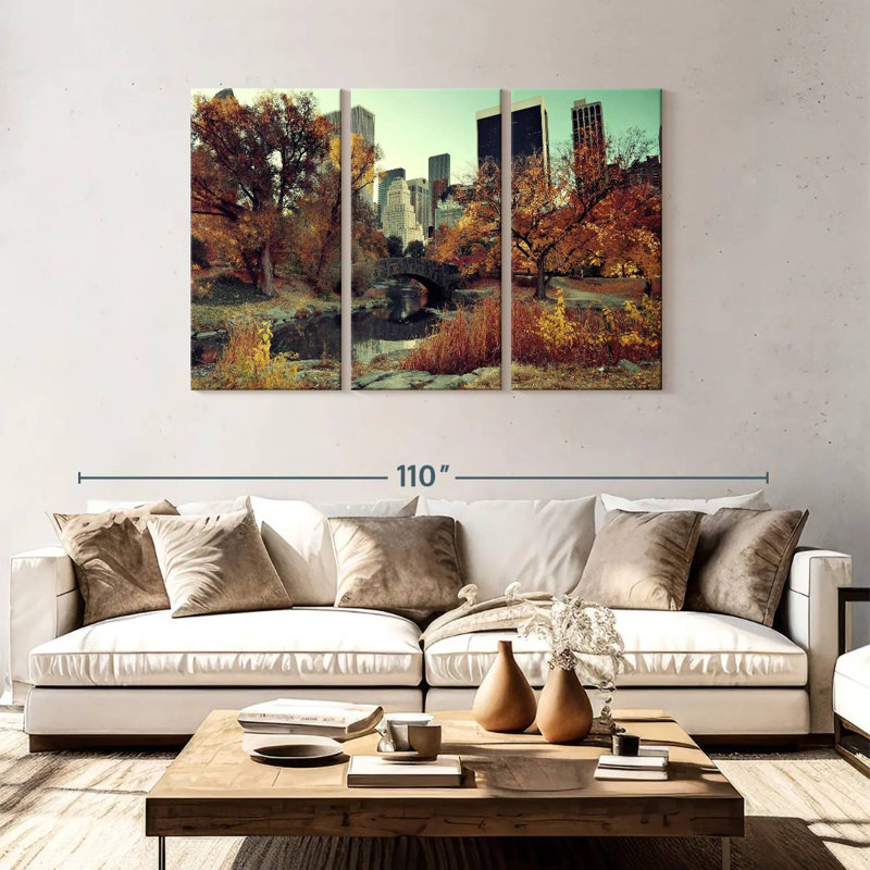 Sebbie Central Park Autumn, 48" H x 74" W