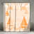 Orange moyen / beige clair