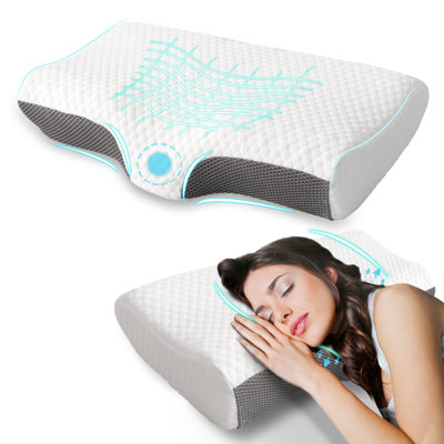 Memory Foam Pillow Cervical Orthopedic Comfortable Sleep and Neck Pain Relief