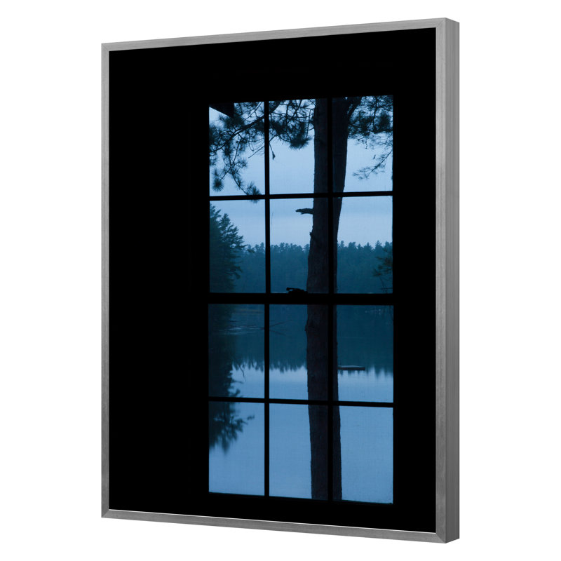 Settling Evening 2 Print by Stuart Haury, Silver Framed, 34" H x 24" W