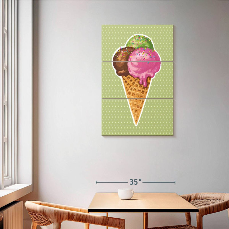 Yarlin Yummy Ice Cream, H 57 po x l 36 po